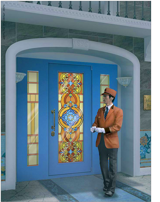 металлические двери мдф