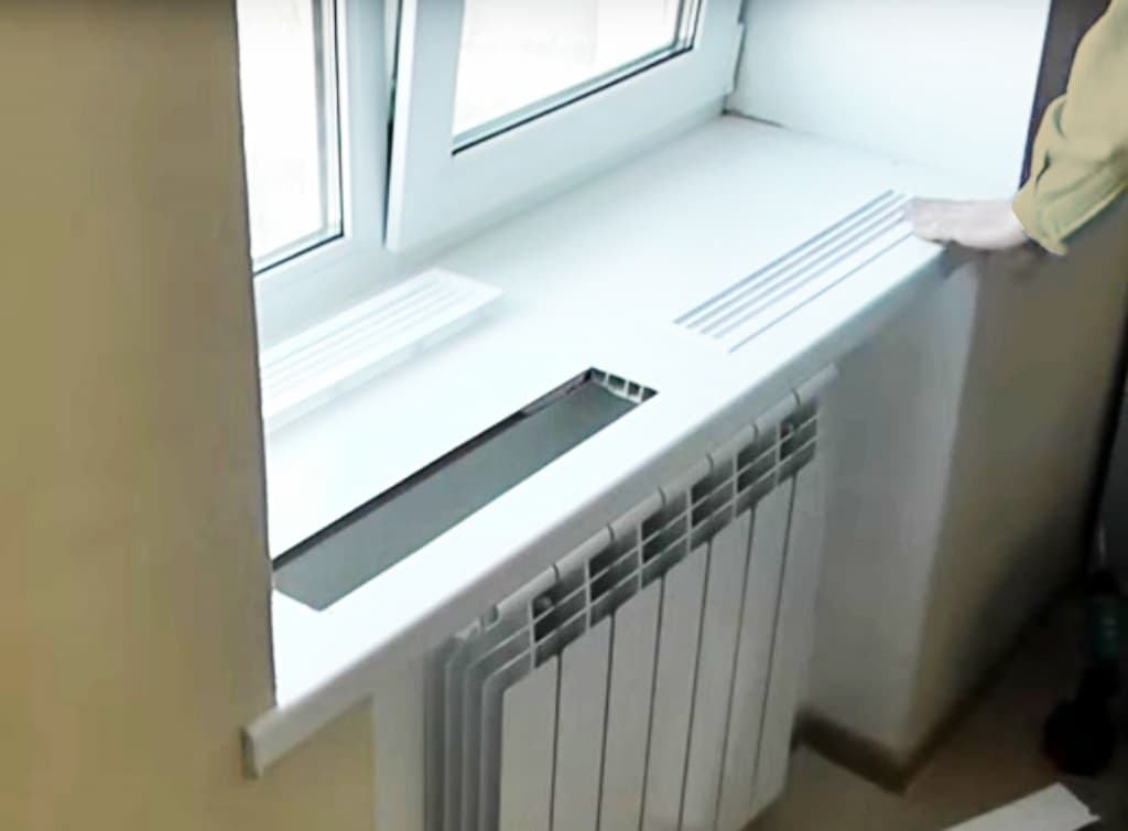 Вентиляционные решетки для подоконников